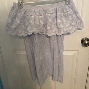 off the shoulder dress